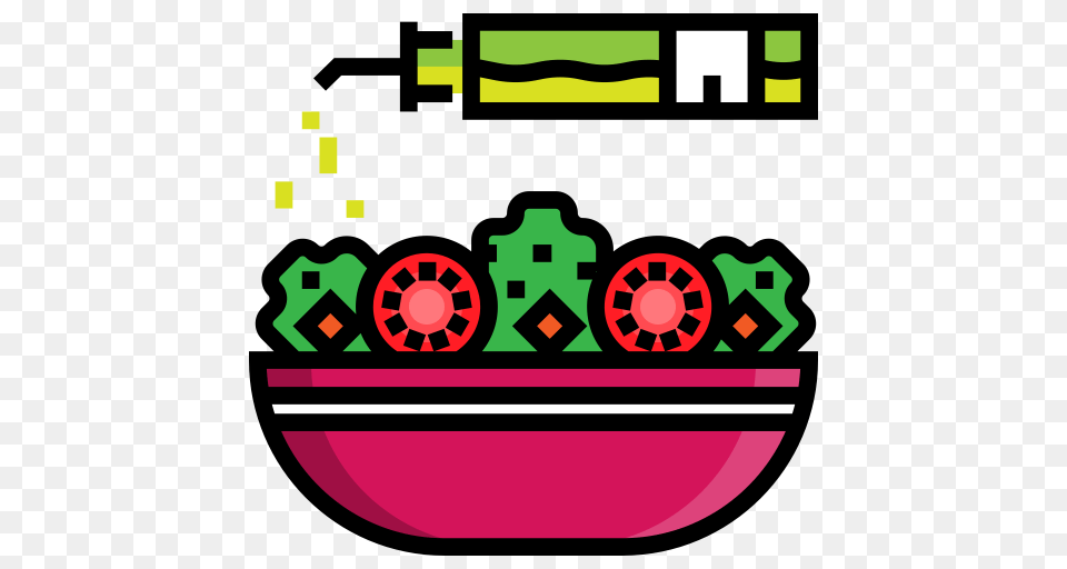 Salad Food Vegetables Icon With And Vector Format For, Machine, Wheel Free Transparent Png
