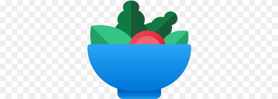 Salad Icon In Fluency Style Mixing Bowl, Food, Produce, Plant, Radish Png Image