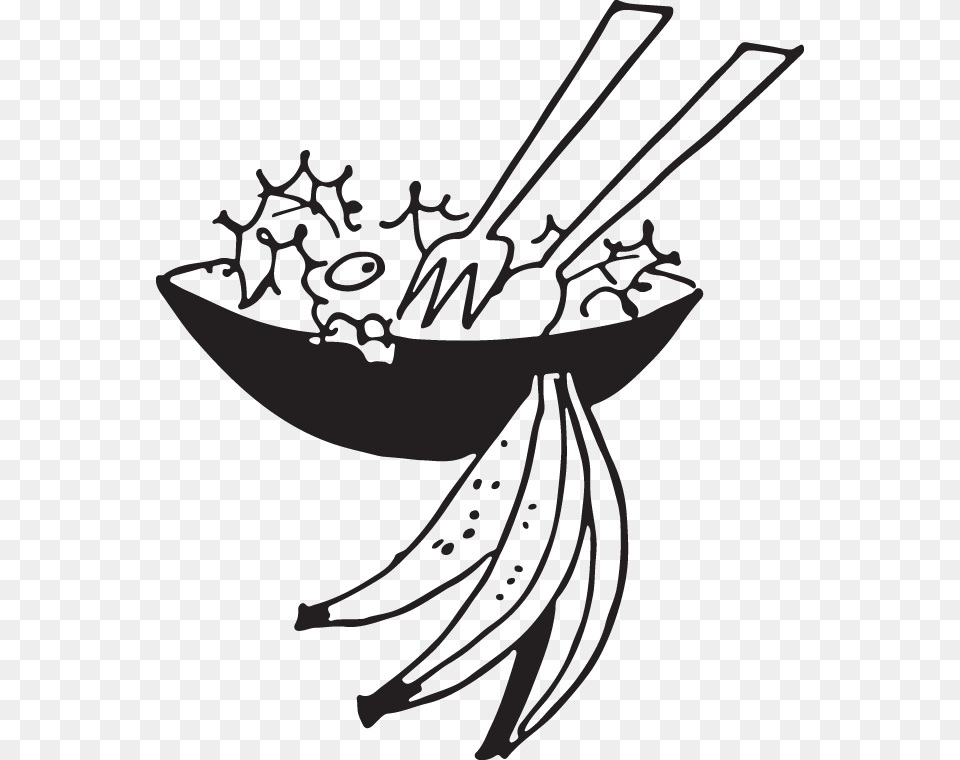 Salad Oldcuts, Cutlery, Bowl, Fork, Food Png Image