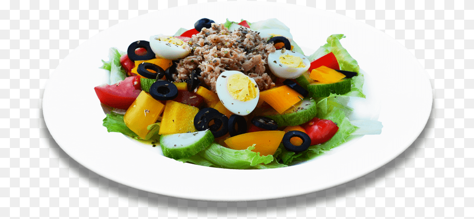 Salad With Vegetables And Tuna Fruit Salad, Food, Food Presentation, Lunch, Meal Png