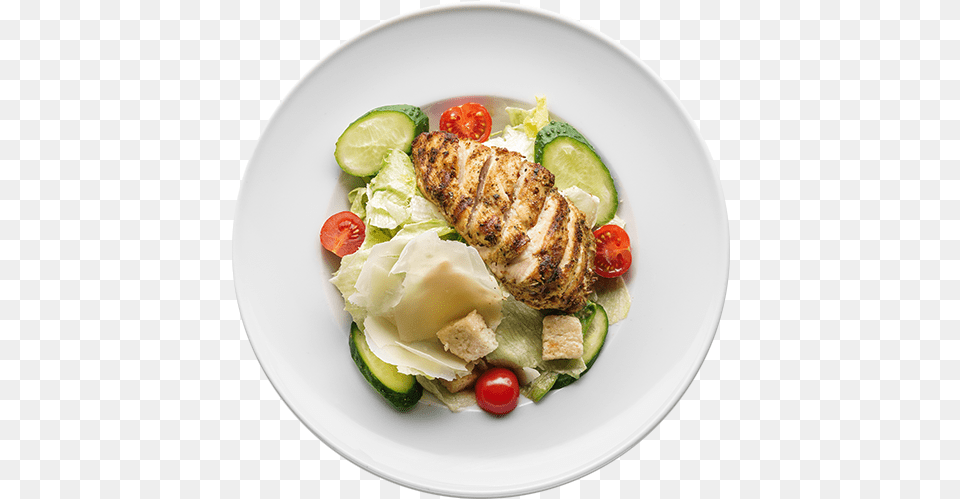 Salads Caesar Salad With Chicken Il Molino, Food, Food Presentation, Lunch, Meal Png