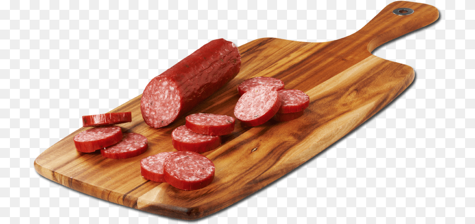 Salame 2 Image Mettwurst, Food, Meat, Pork, Chopping Board Free Png Download