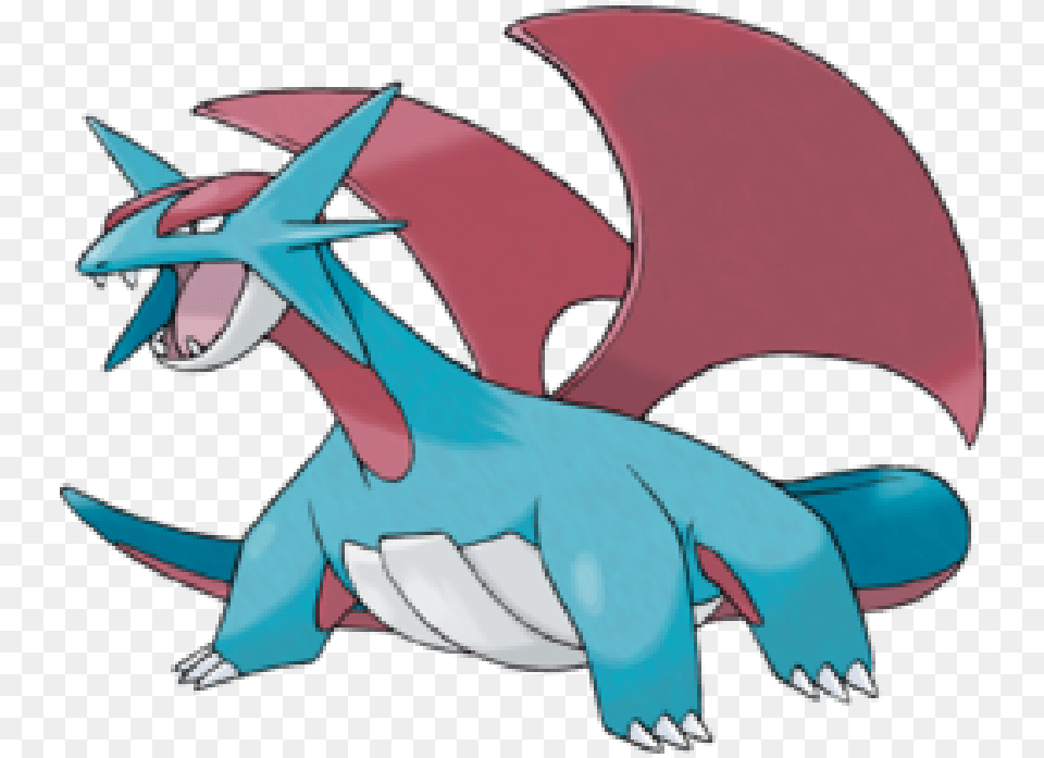 Salamence Salamander Pokemon, Dragon, Animal, Fish, Sea Life Png Image