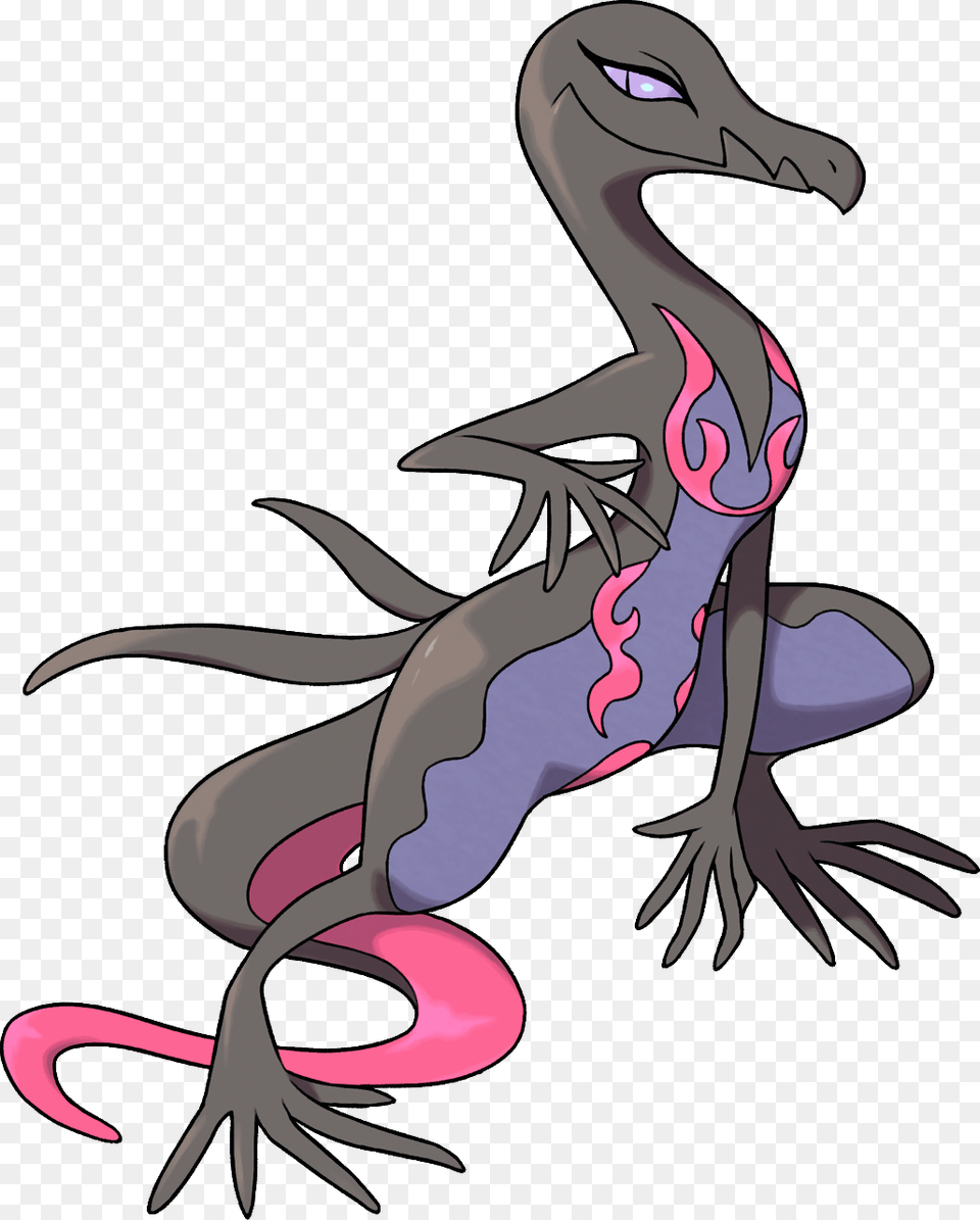 Salazzle Pokemon Sun And Moon Salazzle Sword And Shield, Animal, Fish, Sea Life, Shark Free Png Download