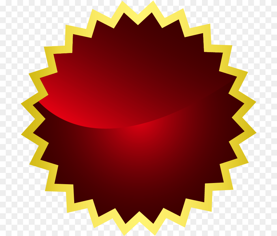 Sale Badge Seal Red Star Vector, Leaf, Plant, First Aid, Maroon Free Png Download