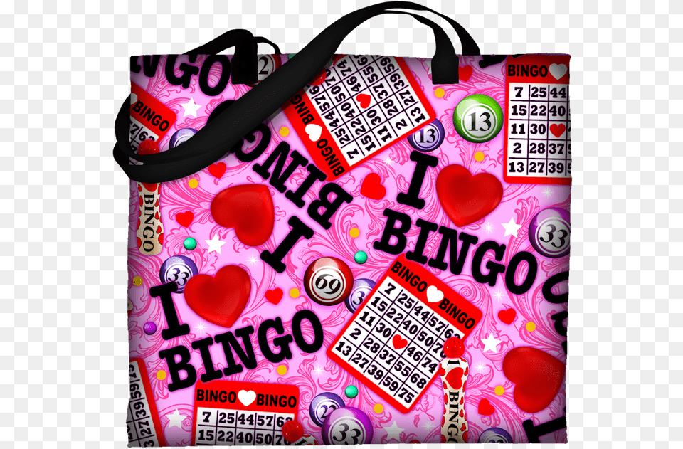 Sale Bingo Tote Shoulder Bag, Accessories, Handbag, Food, Sweets Png Image