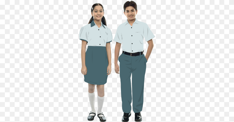 Sale Boy And Girl School Dress Boy, Shirt, Clothing, Teen, Female Free Transparent Png