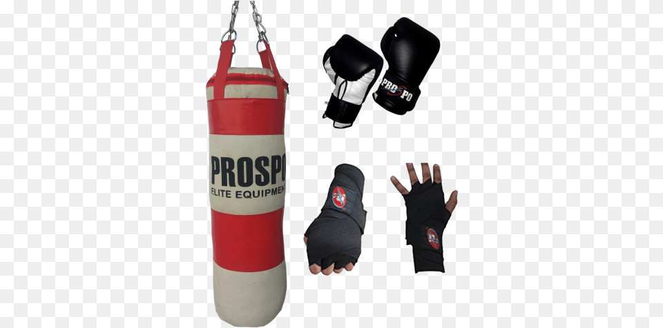 Sale Prospo Strong And Rough 3 Feet Redamp White Canvas Punching Bag, Clothing, Glove, Dynamite, Weapon Png