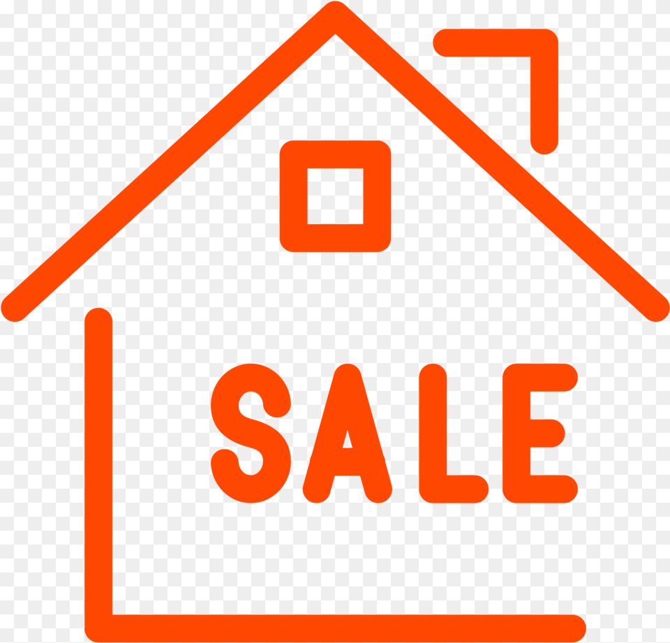 Sale Real Estate Icon Download, Sign, Symbol, Text Free Transparent Png