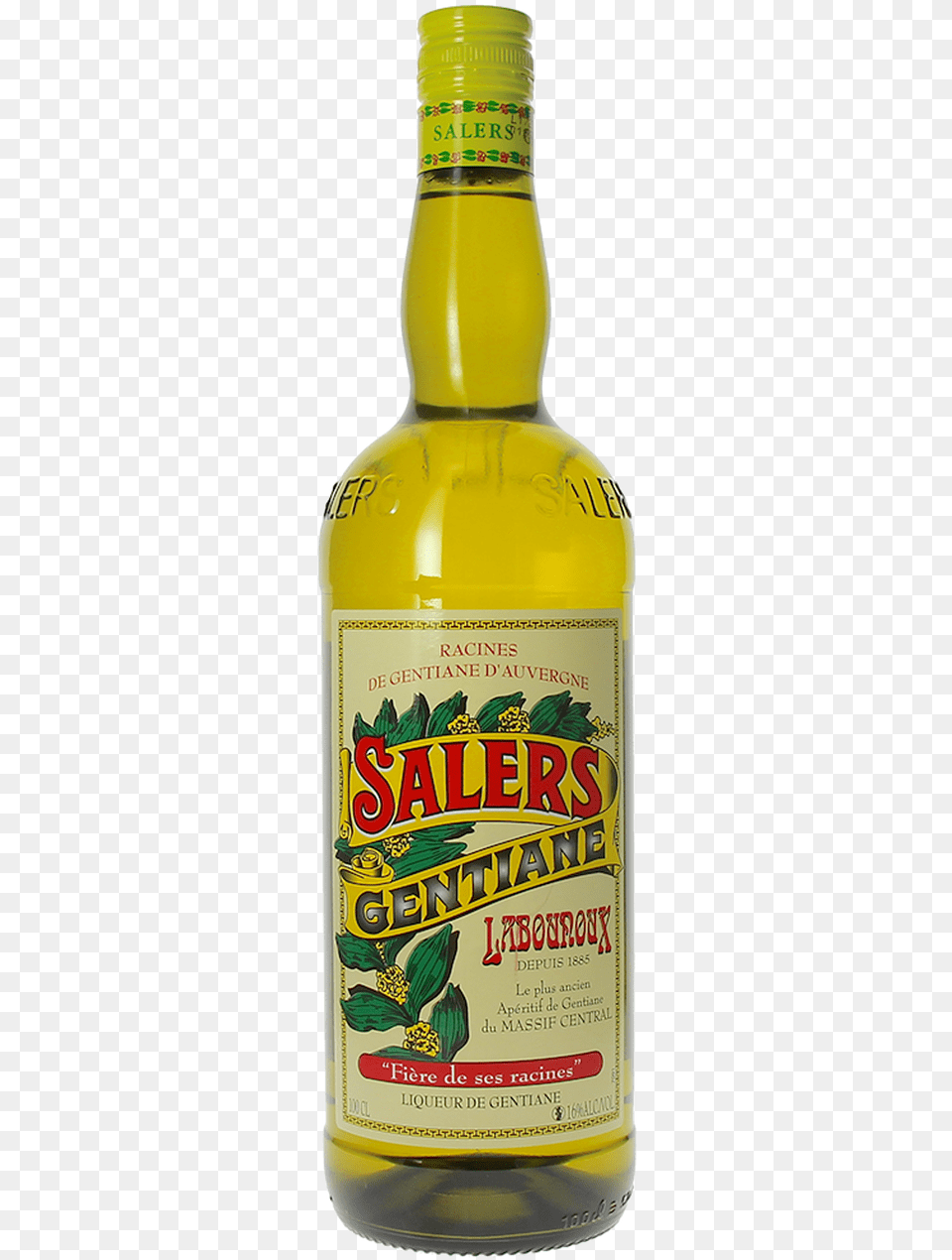 Salers Gentiane 16 1l Salers Gentiane, Alcohol, Beer, Beverage, Absinthe Free Transparent Png