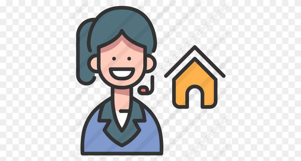 Sales Agent People Icons Sales Agent Icon, Baby, Person, Dog House, Face Free Png