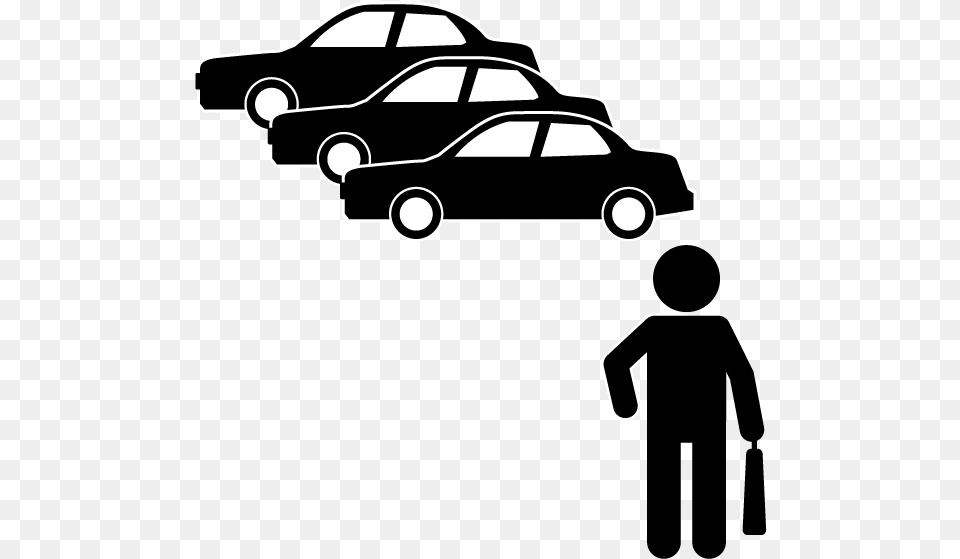 Sales Car Business Clip Art Material Yard Car Parking Clipart, Stencil, Vehicle, Transportation, Wheel Free Png Download