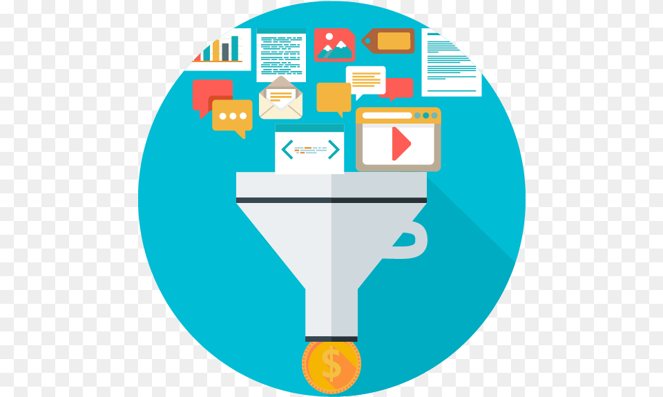 Sales Funnel Download Customer Site Experience, Disk Free Transparent Png