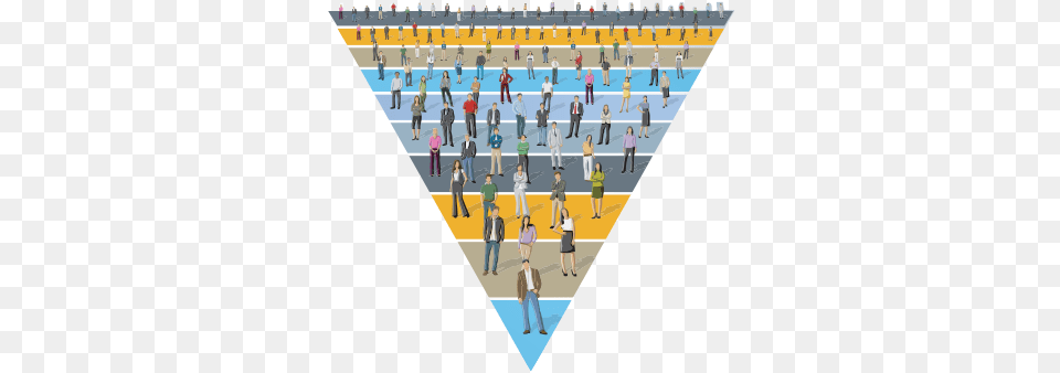 Sales Funnel Funnel People, Person, Walking, Triangle, Head Free Png