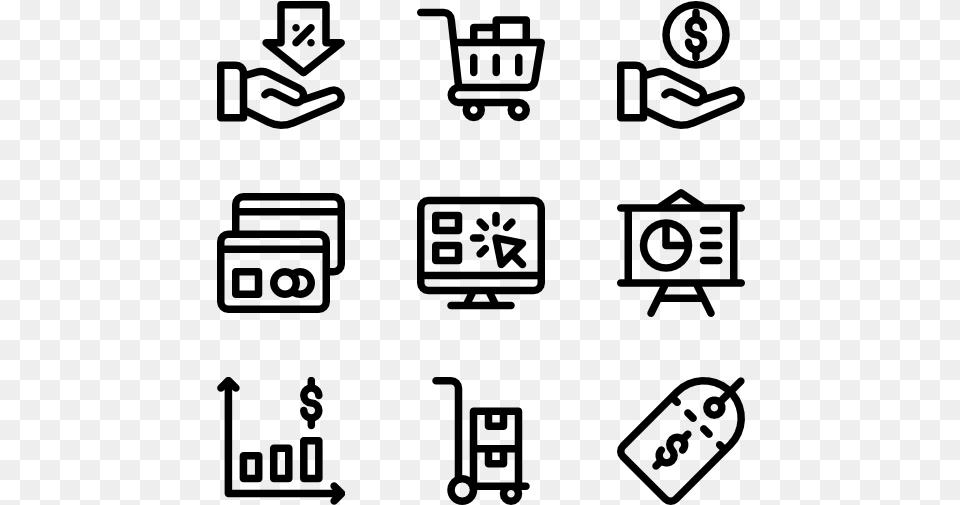 Sales Payment Method Icon, Gray Png