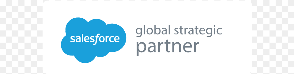 Salesforce Global Strategic Partner, Logo, Text Png Image
