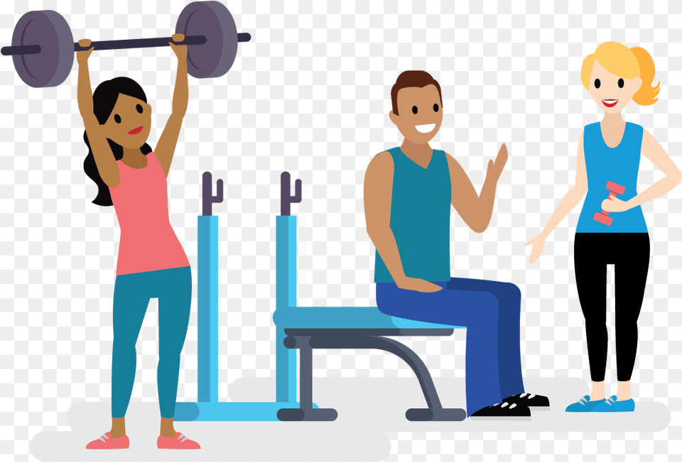 Salesforcelandians Lifting Weights Clipart Download Lifting Weights Clip, Person, Adult, Female, Woman Png