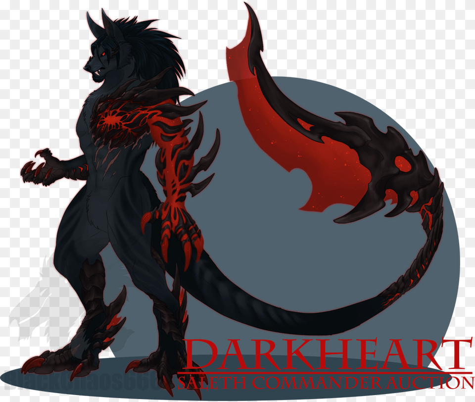 Saleth Darkheart Character Design Auction Demon Horns Drawing, Dragon, Electronics, Hardware Png Image