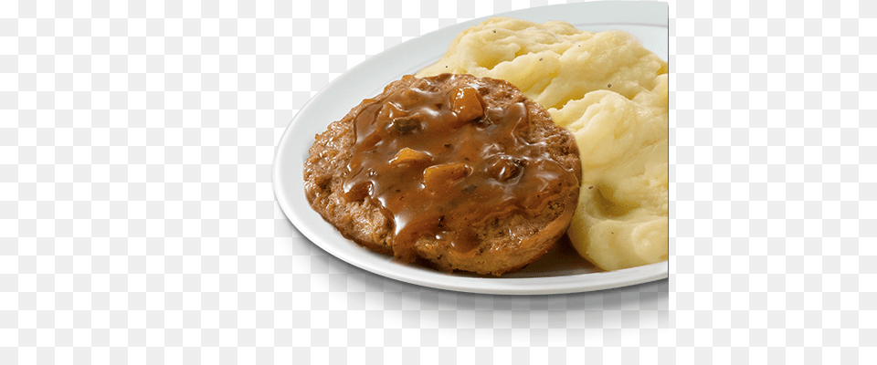 Salisbury Steak Michelina39s Salisbury Steak 8 Oz Tray, Food, Gravy, Meal Png