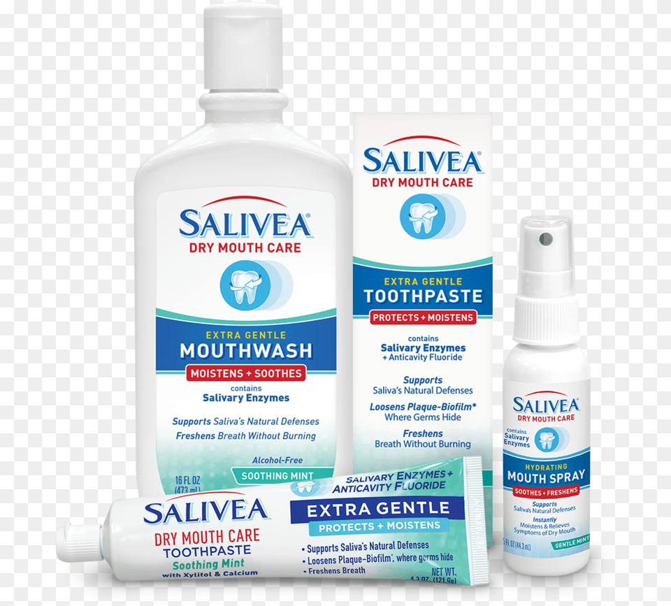Salivea Saliva, Bottle, Lotion, Cosmetics, Sunscreen Free Png