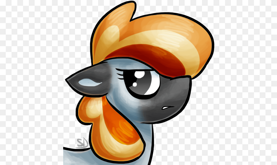 Sallindaemon Bust Earth Pony Female Mare Oc Oc Cartoon, Clothing, Hat, Animal, Bird Free Png Download