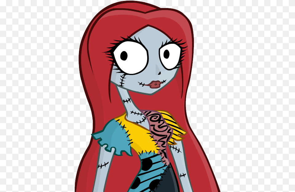 Sally By Almightysponge Chibi Sally Nightmare Before Christmas, Adult, Book, Comics, Female Free Png