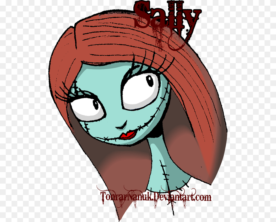Sally By Tonrarnanuk Sally And Doll, Book, Comics, Publication, Adult Free Png Download