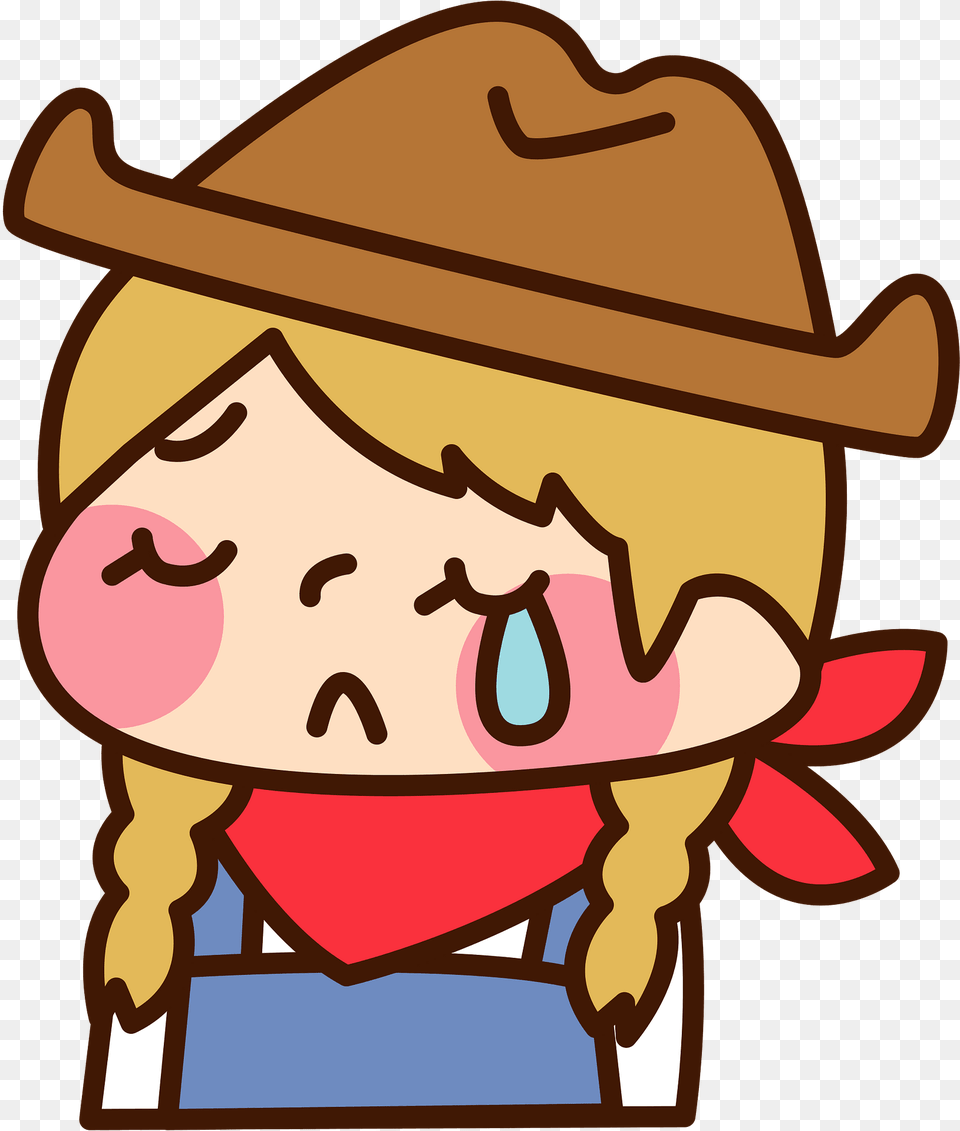 Sally Cowgirl Is Crying Clipart, Clothing, Hat, Cowboy Hat Png