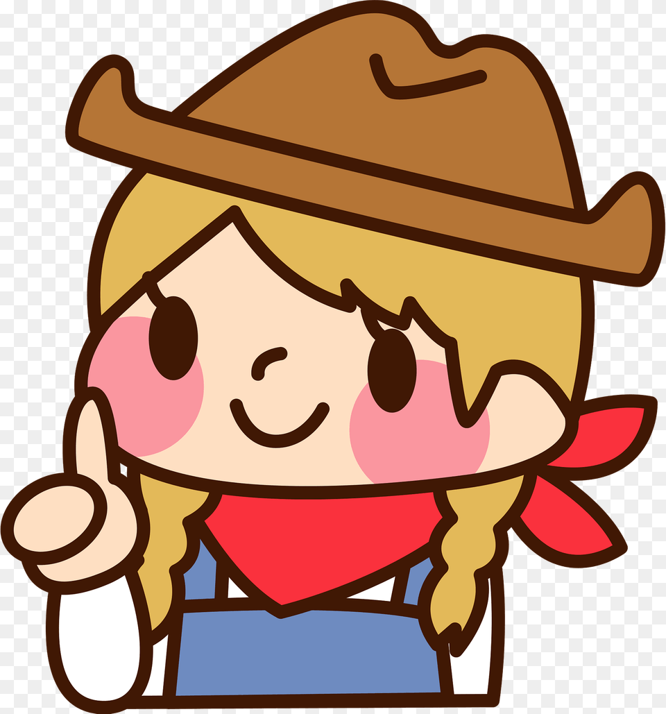Sally Cowgirl Is Giving Advice Clipart, Clothing, Hat, Animal, Kangaroo Free Png Download