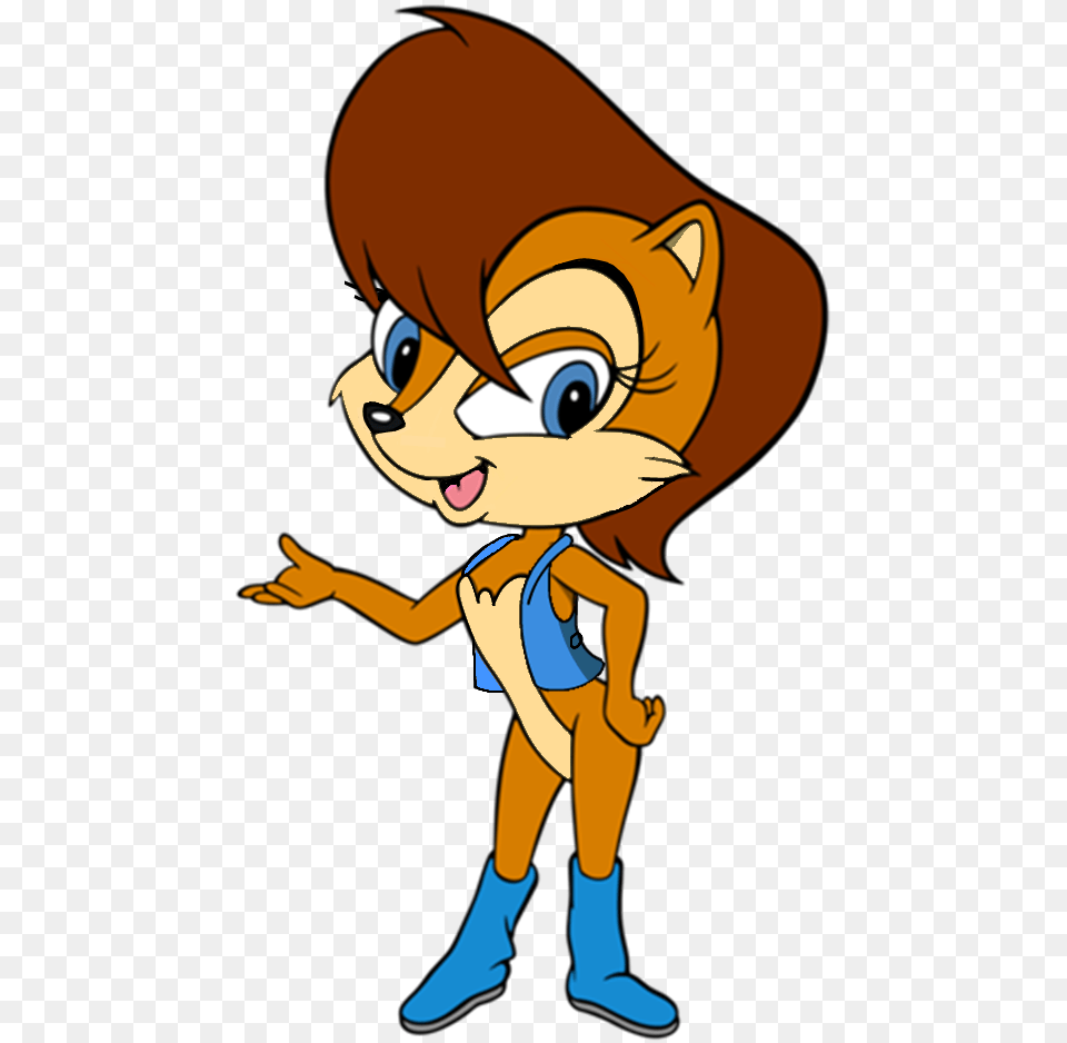 Sally Is A Chipmunk Sega Genesis Sonic The Hedgehog Box, Book, Comics, Publication, Cartoon Free Png Download
