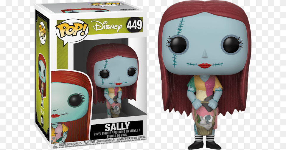 Sally Nightmare Before Christmas Funko Pop, Baby, Person, Plush, Toy Free Png
