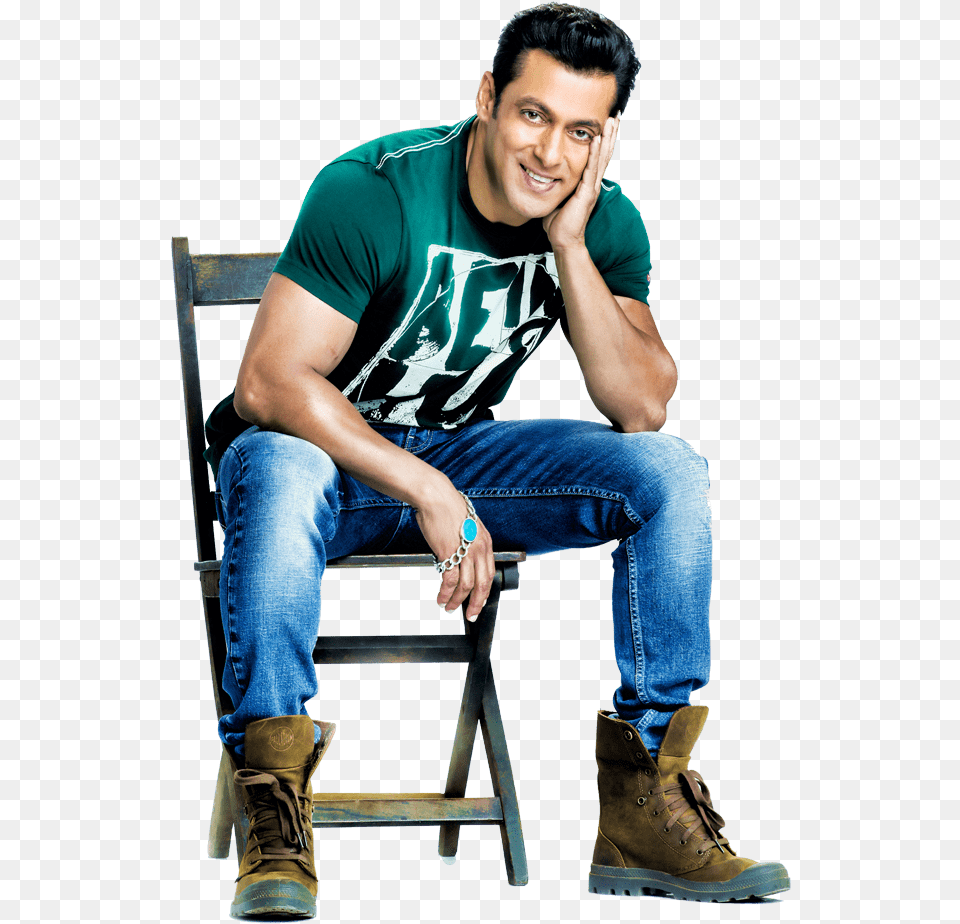 Salman Khan Image, Sitting, Clothing, Shoe, Footwear Free Transparent Png