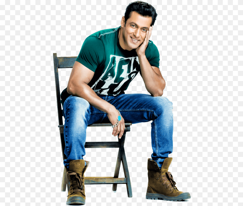 Salman Khan Image Salman Khan, Sitting, Clothing, Shoe, Footwear Png