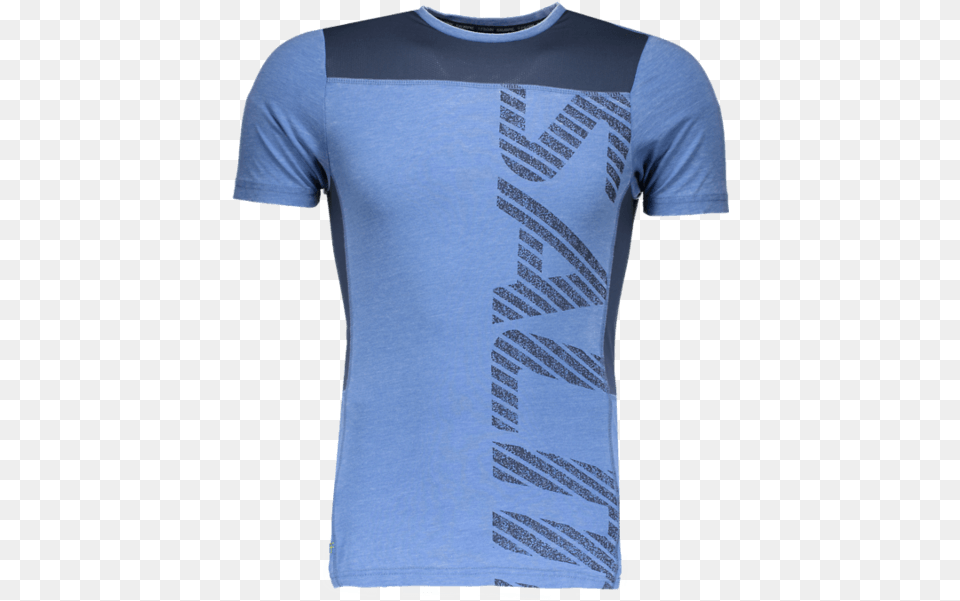 Salming Blue Mist Melange Herrklder T Shirts, Clothing, Shirt, T-shirt Free Png Download