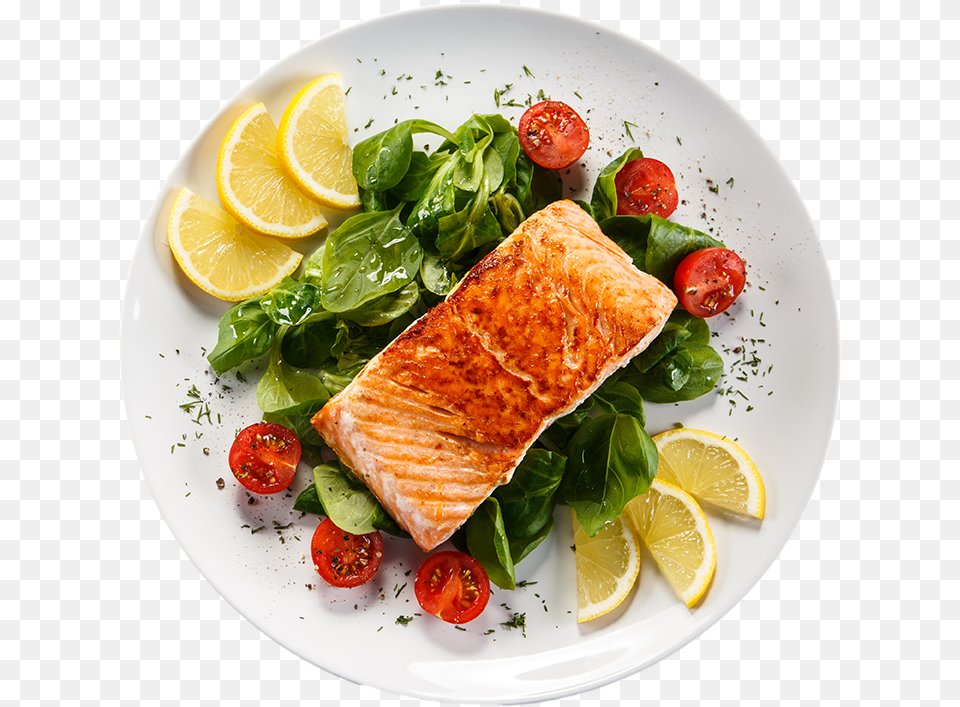 Salmon Air Fryer Cookbook The Best Quick Delicious, Food, Food Presentation, Plate, Seafood Png Image