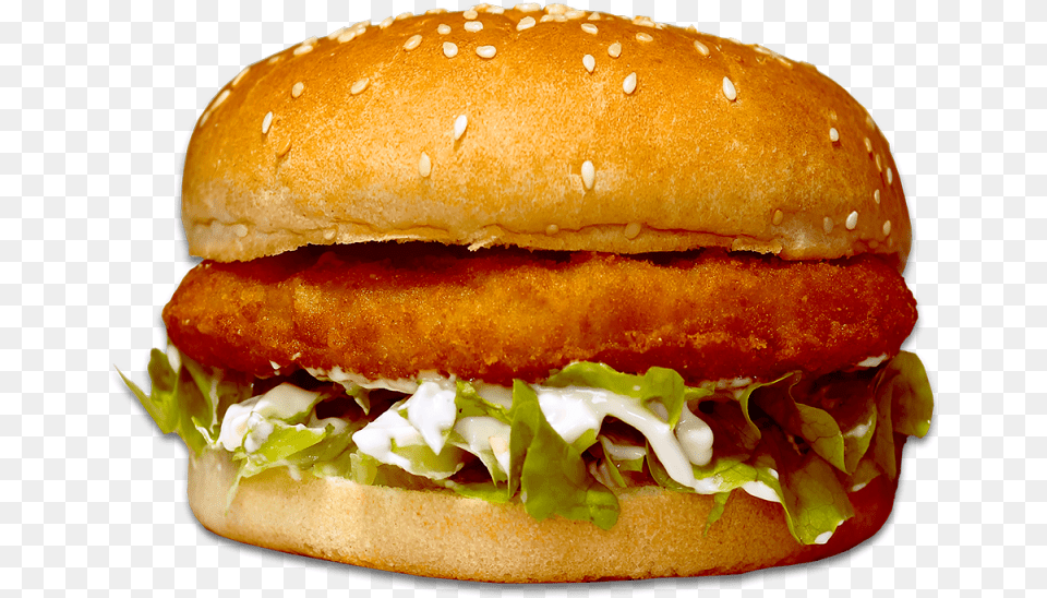 Salmon Burger Hambrguer De Frango, Food Free Png