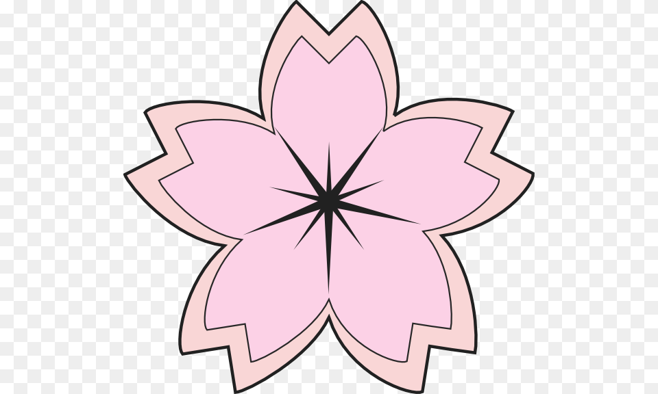 Salmon Pink Sakura Clip Arts For Web, Leaf, Plant, Dahlia, Flower Free Png Download