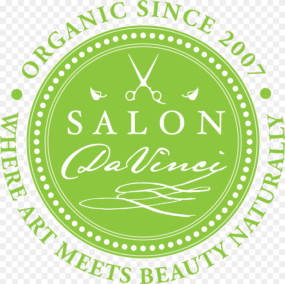 Salon Davinci U2013 Where Art Meets Beautyu2026naturally Academia Cesar Chavez, Green, Logo, Can, Tin Free Png