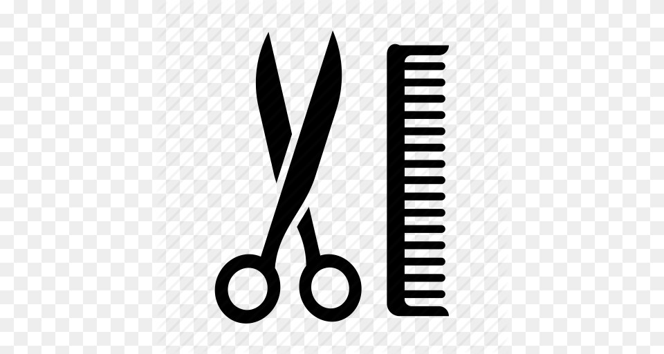 Salon Icons, Scissors, Blade, Shears, Weapon Png Image