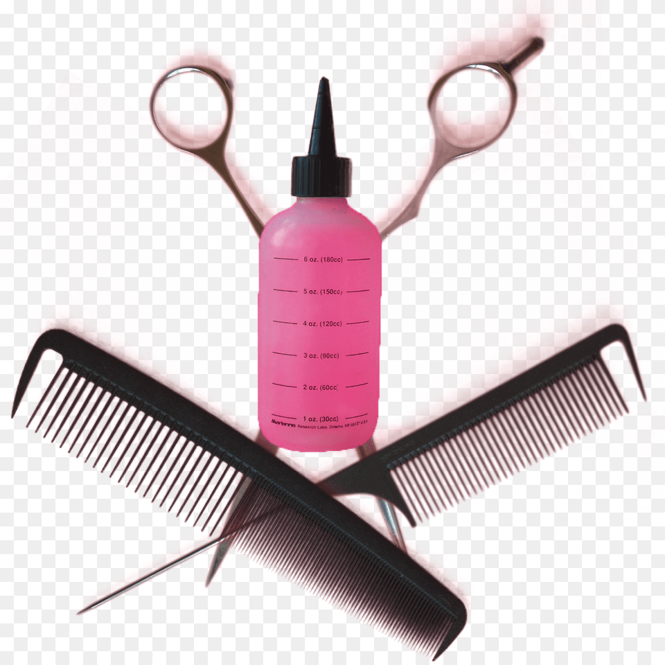 Salon Product Clipart Beauty Parlour Hair Salon Product, Bottle, Comb, Cosmetics, Perfume Free Png Download