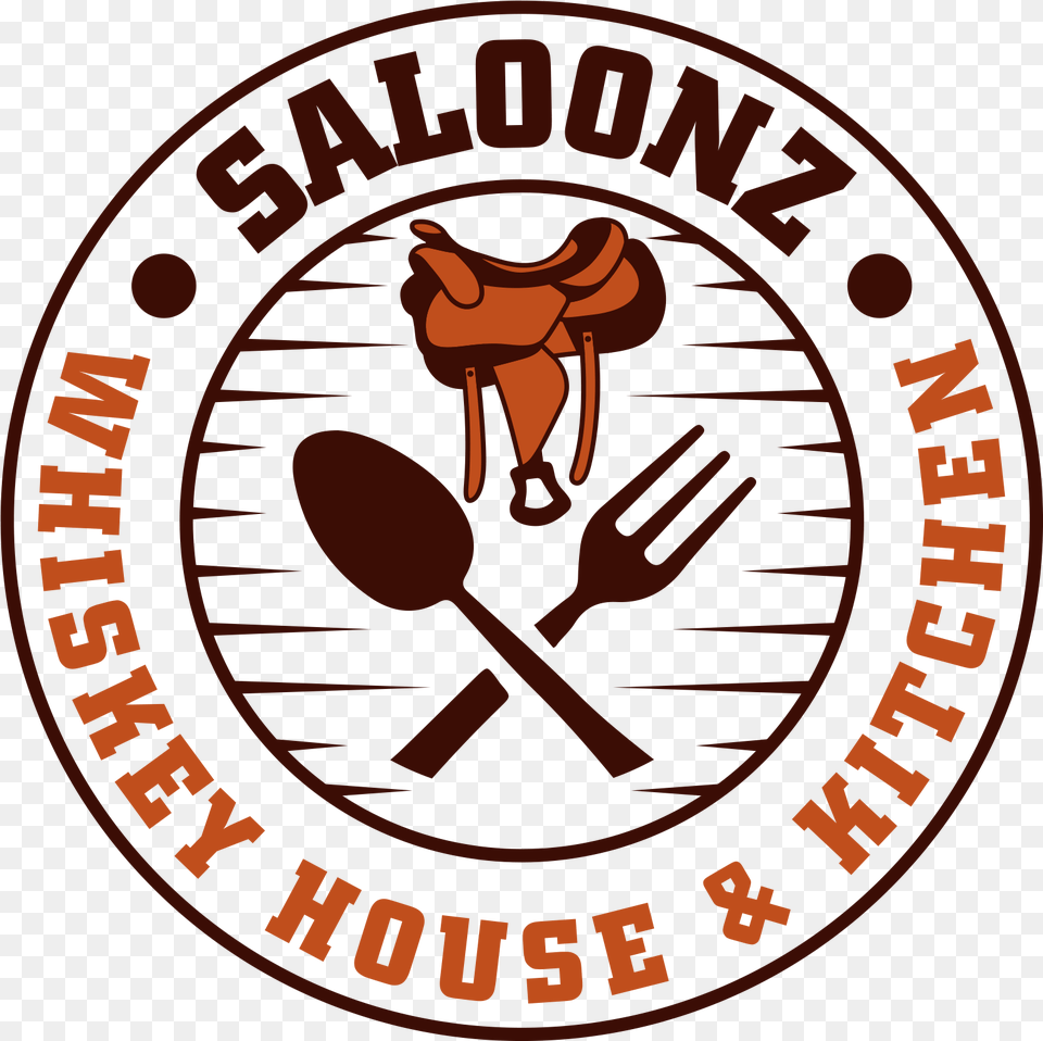 Saloonz Whiskey House And Kitchen Design Illustration, Cutlery, Spoon, Fork, Logo Free Transparent Png