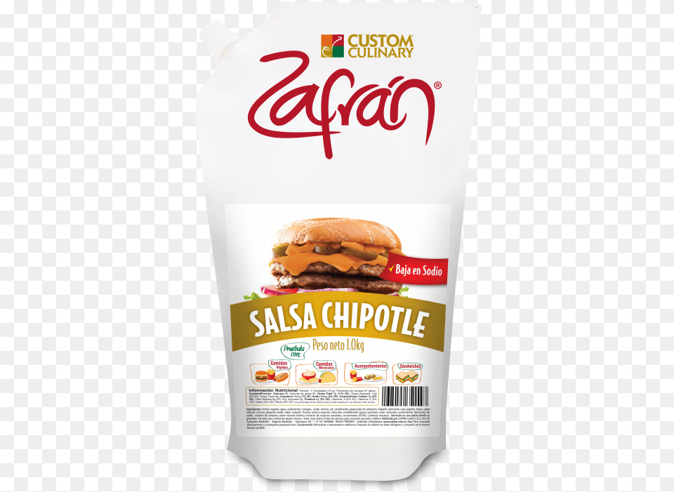 Salsa Chipotle Dp1kg Cara Custom Culinary, Advertisement, Burger, Food, Ketchup Png