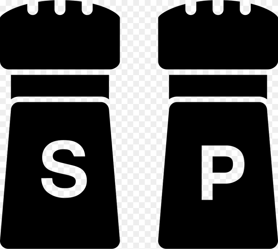 Salt And Pepper Containers For Dining Room Portable Network Graphics, Text, Cutlery, Number, Symbol Free Png Download