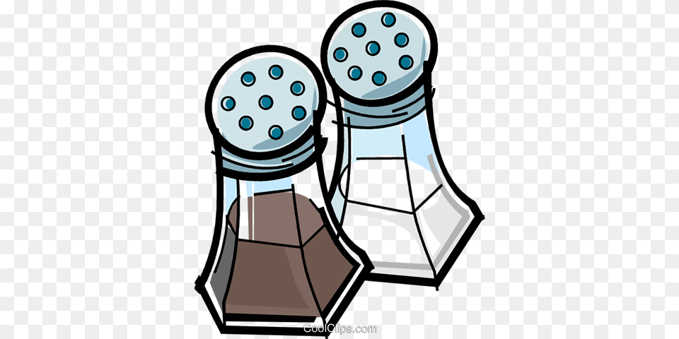 Salt And Pepper Royalty Vector Clip Art Illustration Salt And Pepper Shakers Clip, Bottle, Shaker, Face, Head Png Image