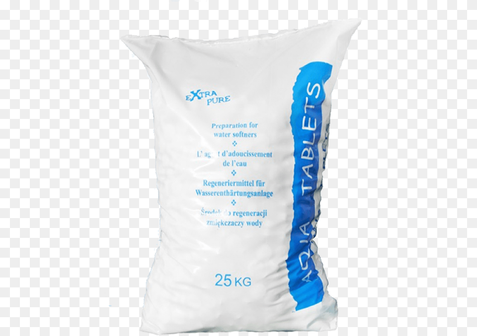 Salt Aqua Tablets 25 Kg, Cushion, Home Decor, Powder, Bag Free Transparent Png