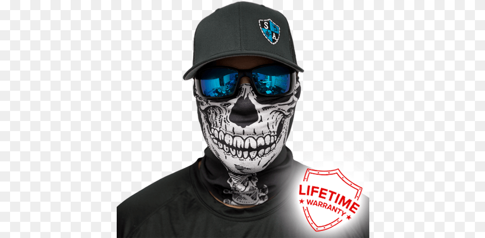 Salt Armour Skeleton Face Shield Face Masks On Facebook, Baseball Cap, Cap, Clothing, Hat Free Png Download