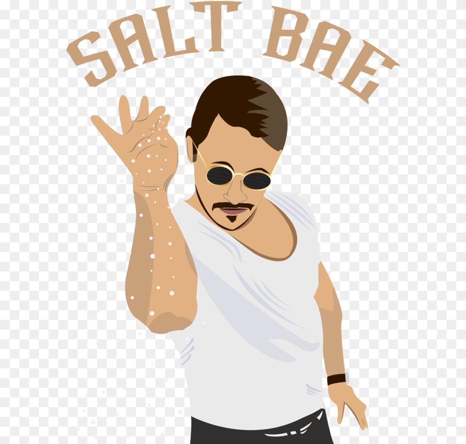 Salt Bae Men T Shirt, T-shirt, Clothing, Sunglasses, Person Png