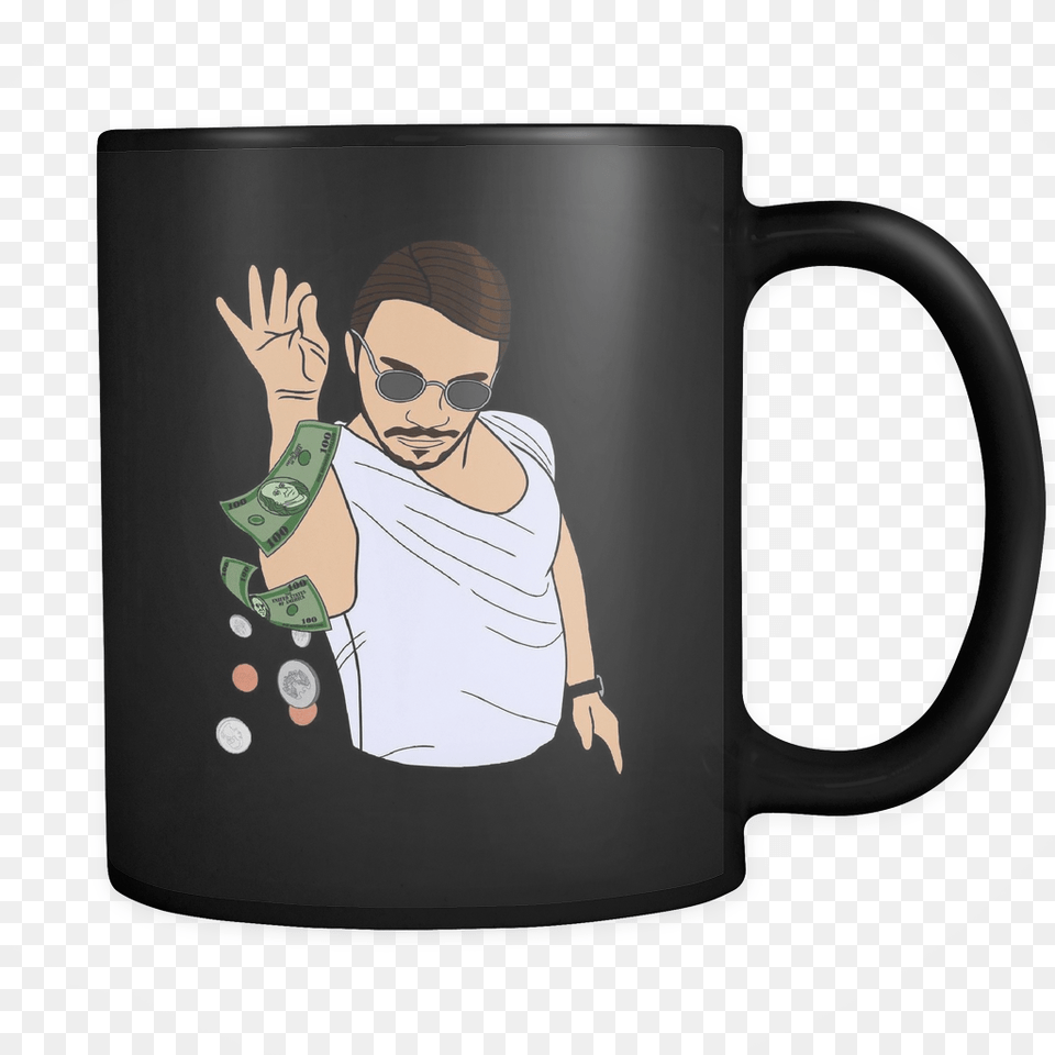 Salt Bae Sprinkle Mug Bad Day Coffee Good Day Coffee, Cup, Adult, Person, Female Free Transparent Png