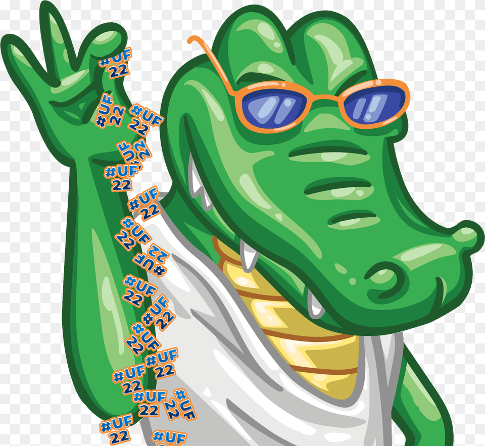 Salt Bae Sticker University Of Florida For Ios Android Cartoon, Person, Animal, Crocodile, Reptile Free Transparent Png