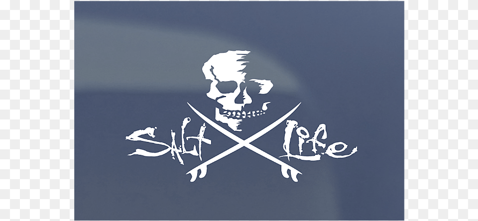 Salt Life Skull Decal, Text, Adult, Male, Man Free Transparent Png